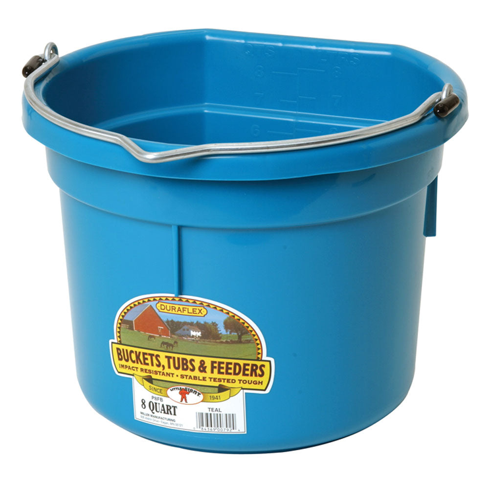 Flat Back Bucket 8 QT – Bridle Path Tack Shop