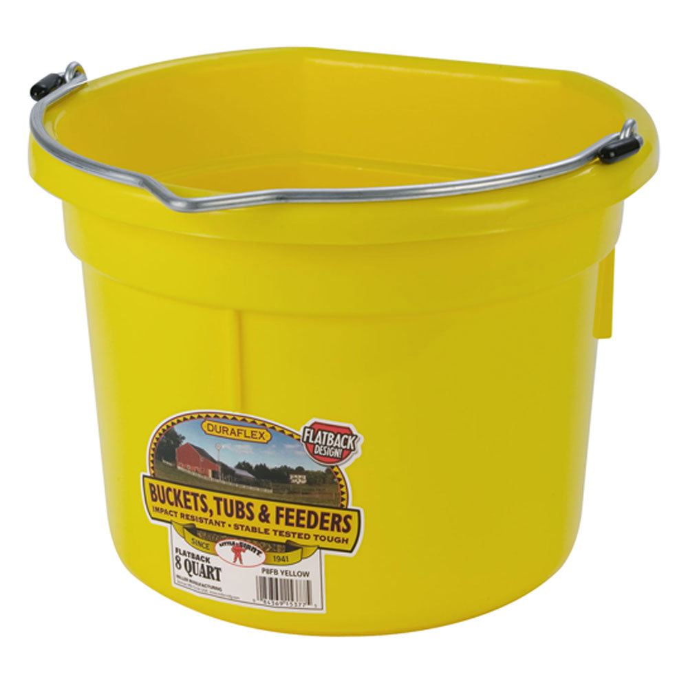 Flat Back Bucket 8 QT