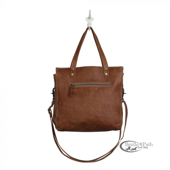 MYRA SQUARE ONE LEATHER PURSE