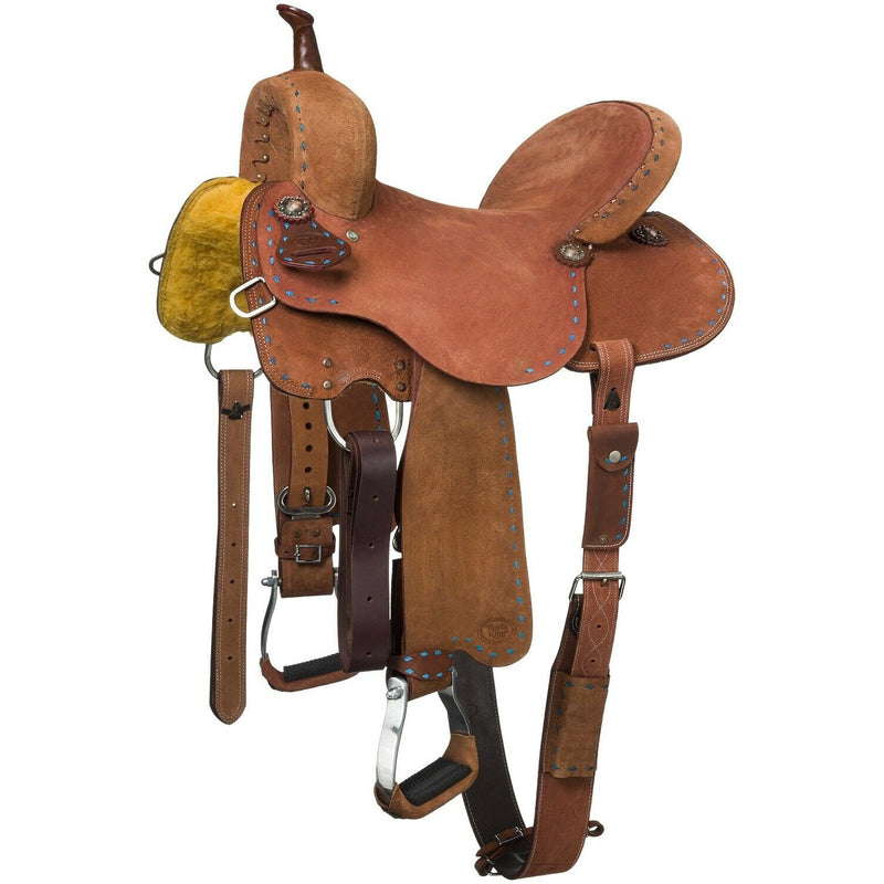 SILVER ROYAL MEDINA ROUGH OUT BARREL SADDLE